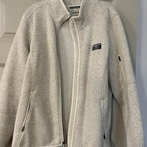 LLBean women’s full zip jacket.  Petite large